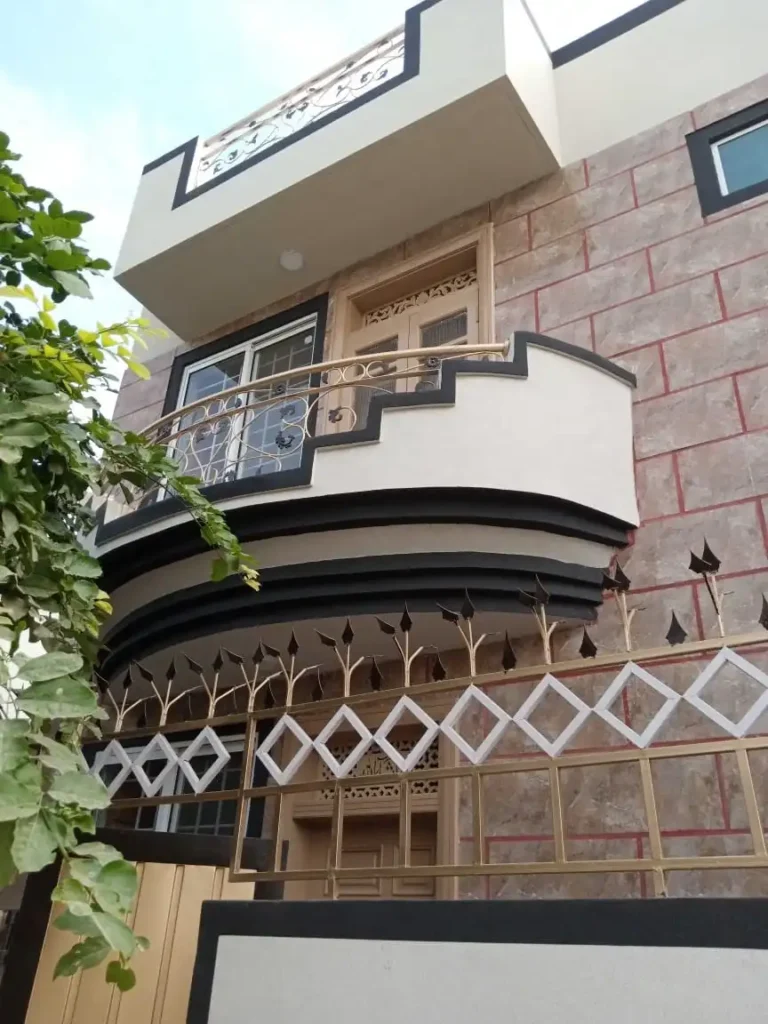 House balcony railing and boundary steel work